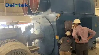 Support our customers with installation and commissioning of YRKK wound rotor motors